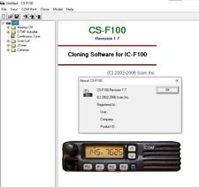 Usado, ICOM CS-F100 Rev. SOFTWARE DE PROGRAMAÇÃO E CLONAGEM 1.7 para IC-F100 **Pacote** comprar usado  Enviando para Brazil