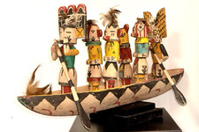 Figurine pirogue kachina d'occasion  Saint-Etienne