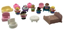 Lote de móveis de brinquedos Fisher Price Little People menino menina bebê pessoas cadeira cama 17 peças comprar usado  Enviando para Brazil