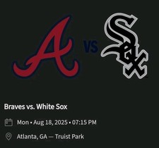 Tickets chicago white for sale  Atlanta