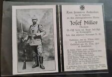 Sterbebild 1916 wwi gebraucht kaufen  Calvörde