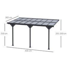 Outsunny 4.35 outdoor for sale  WOKINGHAM