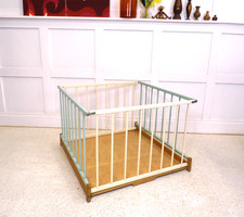 Vintage folding playpen for sale  BOURNE