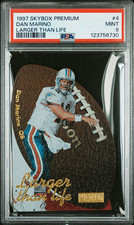 Usado, PSA 9 PERFEITO ESTADO 1997 Skybox Premium Larger Than Life Die-Cut Dan Marino #4 Dolphins comprar usado Usado, PSA 9 PERFEITO ESTADO 1997 Skybox Premium Larger Than Life Die-Cut Dan Marino #4 Dolphins comprar usado  Enviando para Brazil