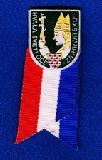 Distintivo vintage Papa João Paulo II PAPA VATICANO, Ivan Pavao II, Croácia!!! comprar usado  Enviando para Brazil