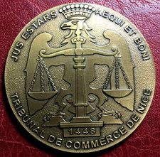 Medalla De Justicia Del 550 Aniversario Del Tribunal Comercial De Niza Francia comprar usado Medalla De Justicia Del 550 Aniversario Del Tribunal Comercial De Niza Francia comprar usado  Enviando para Brazil