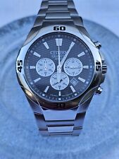 Usado, Relógio masculino Citizen cronógrafo tom prata mostrador azul panda comprar usado  Enviando para Brazil