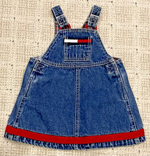 Macacão jeans vintage Y2K 2001 Tommy Hilfiger vestido bebê menina 6-12 meses comprar usado  Enviando para Brazil