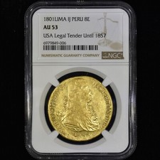 1801 gold peru for sale  Jenkintown