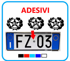 Adesivo targa auto usato  San Fili