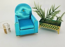 CADEIRA DE BRAÇO TURQUESA MINIATURA IDEAL PETITE PRINCESS ~PLANTADEIRA E MESA comprar usado CADEIRA DE BRAÇO TURQUESA MINIATURA IDEAL PETITE PRINCESS ~PLANTADEIRA E MESA comprar usado  Enviando para Brazil