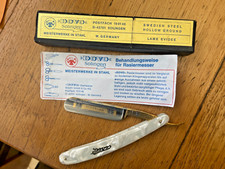 COUPE CHOUX RAZOR DOVO SOLINGEN 98 CHASSE FAçON NACRE 5/8 comprar usado  Enviando para Brazil