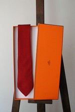 Hermès cravate rouge d'occasion  Paris XVIII