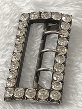 Silver victorian buckle for sale  WHITSTABLE