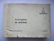 Alte deutz ersatzteilliste gebraucht kaufen  Leutershausen