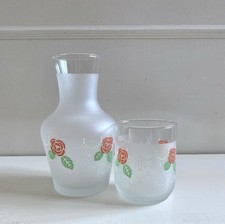 Vintage frosted glass for sale  ABERDARE