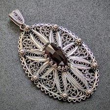 Vintage granat anhänger gebraucht kaufen  München