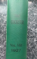 1927 cricketer magazine for sale  BURNLEY