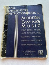 Usado, RARO Vintage Axel Christensen’s Instruction Para Música Swing Moderna. 1927-1937 comprar usado  Enviando para Brazil
