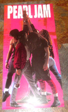 Pôster promocional Pearl Jam original 1992 grosso dupla face grunge soundgarden, usado comprar usado  Enviando para Brazil