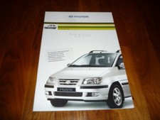 Hyundai matrix brochure d'occasion  Expédié en Belgium