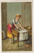Chromo image ironseuse d'occasion  Expédié en Belgium