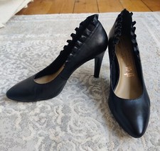 Tamaris black leather for sale  LONDON