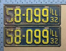 1932 illinois license for sale  Milton Mills