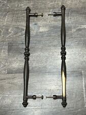 Lote de duas ferragens 22" APARELHO DE LATÃO PUXA LATÃO ANTIGO com PARAFUSOS comprar usado  Enviando para Brazil