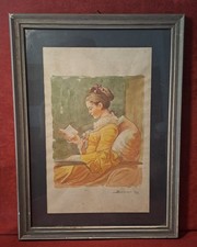 Quadro antico. acquerello usato  Napoli