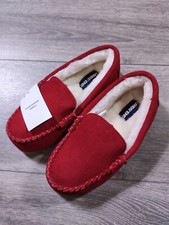 Usado, Chinelos Lands End meninas meninos tamanho 12 vermelho mocassim casa sapatos crianças comprar usado  Enviando para Brazil
