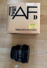 Nikon 20mm 2.8d for sale  BURY ST. EDMUNDS