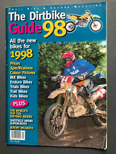 1998 dirtbike guide for sale  BARNSTAPLE