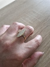 Bague marquise carats d'occasion  Riedisheim
