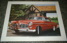 Usado, Quadro pôster impressão 1955 Chrysler 300 Mopar Art 55 C300 C 300 comprar usado  Enviando para Brazil