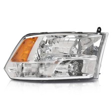 Ajuste para 2009-2018 Ram 1500 2500 3500 quad âmbar canto cromado farol direito, usado comprar usado  Enviando para Brazil