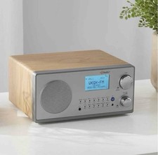 Receptor de mesa Sangean HDR-18 HD rádio AM/FM digital madeira acabamento em nogueira comprar usado  Enviando para Brazil