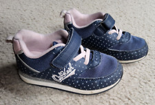 OshKosh B'Gosh Niñas Pequeñas Zapatos Tenis Azul Marino Lunares Talla 9M segunda mano  Embacar hacia Argentina