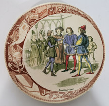 Ancienne assiette parlante d'occasion  France