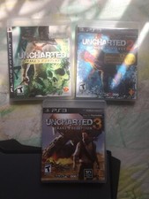 Uncharted Drakes Fortune 1 2 3 PlayStation 3 PS3 CIB Among Thieves Deception comprar usado  Enviando para Brazil