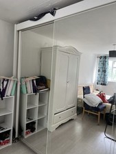 Large wardrobe white for sale  MILTON KEYNES