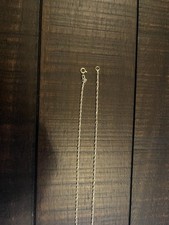 Corrente de corda de ouro 14k 24 polegadas autêntica ouro amarelo masculina/feminina comprar usado  Enviando para Brazil