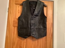Men leather waistcoat for sale  NOTTINGHAM