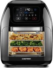 Fritadeira a ar digital multifuncional CHEFMAN + rotisserie, desidratador comprar usado  Enviando para Brazil