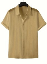 Camicia beige maniche usato  Venetico