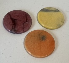Conjunto de 3 montanhas-russas de mármore vintage decoração de montanha-russa de café presente anos 70 Taiwan comprar usado  Enviando para Brazil