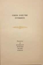 Chefs oeuvre interdits d'occasion  Graulhet