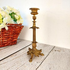 Antique brass candle d'occasion  Expédié en Belgium