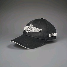 BREITLING 1884 Logotipo Original Chapéu Boné Strapback Ajustável Relógios Pretos Excelente Estado Usado, usado comprar usado  Enviando para Brazil