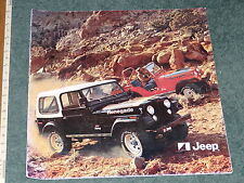 Jeep range brochure for sale  WHITBY